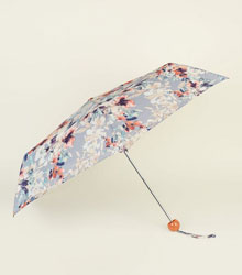 Coral Floral Collapsible Umbrella
