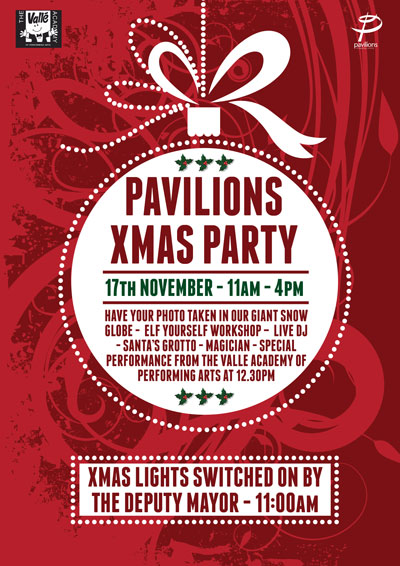 Pavilions Christmas Party poster