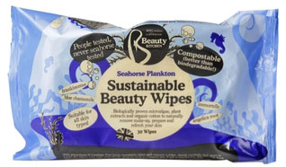 Beauty Kitchen Seahorse Plankton Compostable Face 30 Wipes